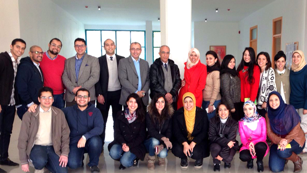 Dr. Alaa Barakat and his team.