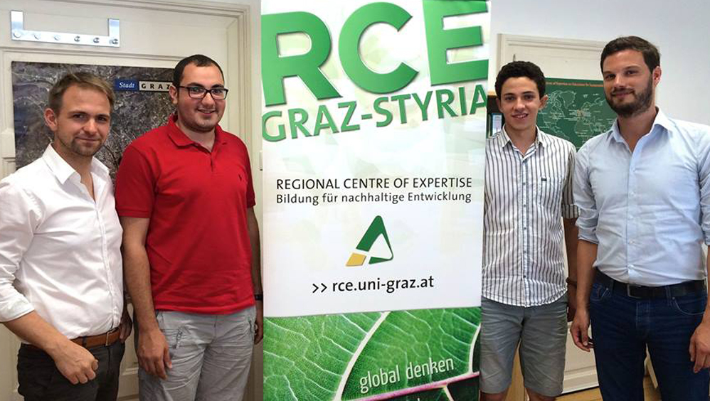 Students of Heliopolis University during their student exchange in Austria