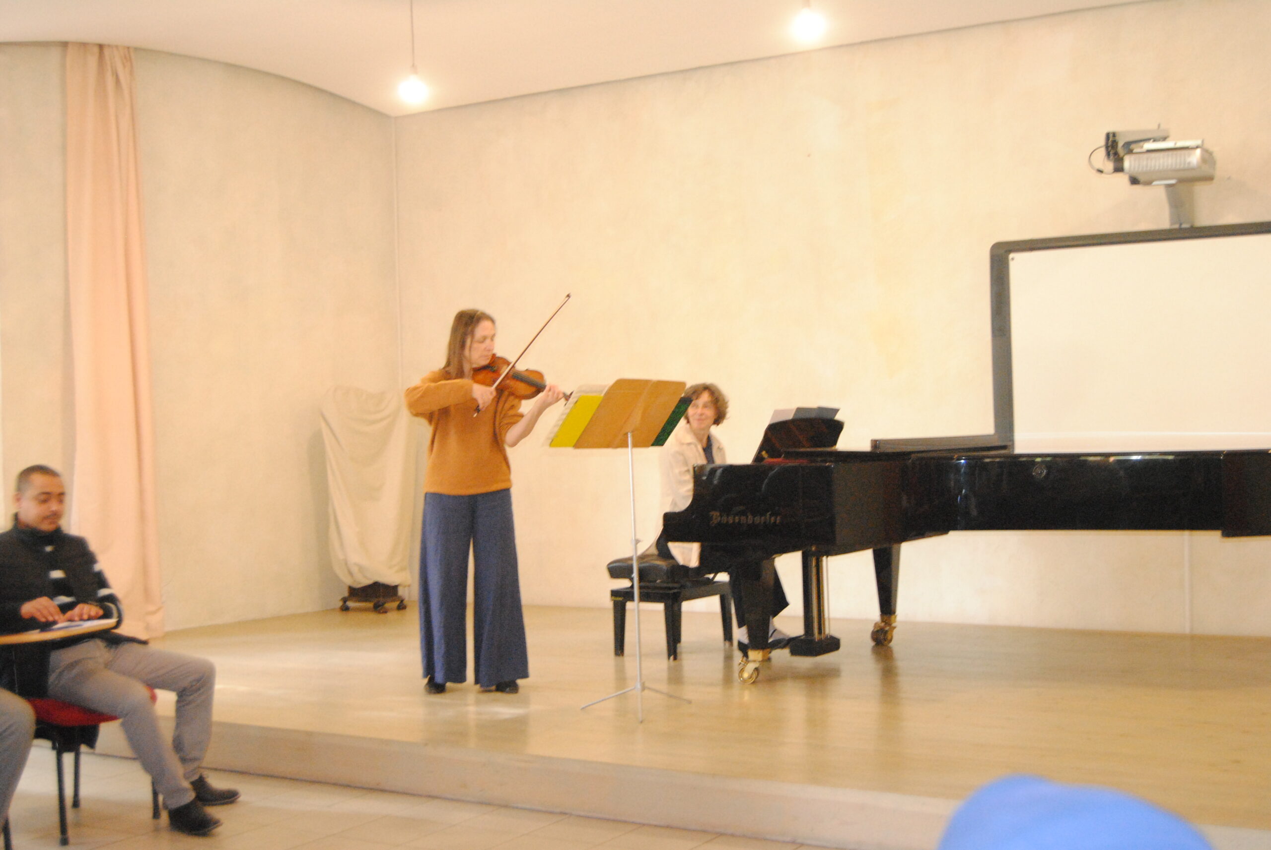classical music-violin of Astrid Abas and piano of Dorien Verheijden