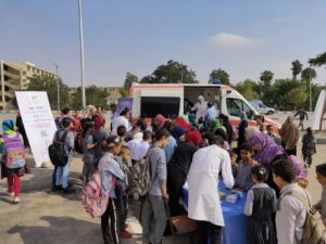 Faculty of Pharmacy sends A Medical Convoy to help the Neigboring Community