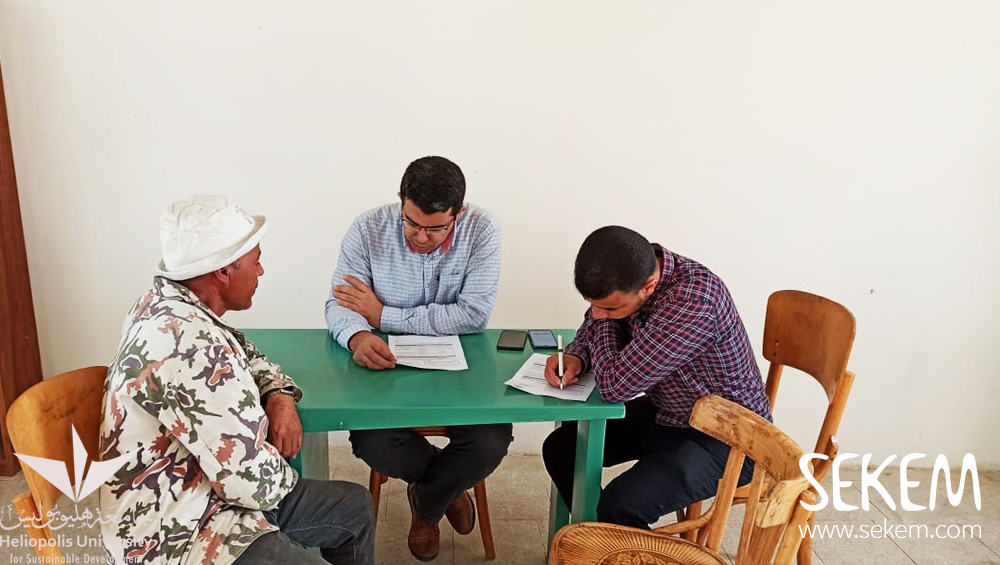 The 13 Villages Project is a joint project by SEKEM School and Heliopolis University.